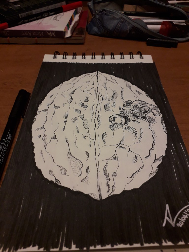 Il guscio - Poesia e disegno